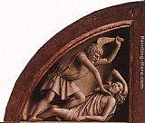 Jan van Eyck The Ghent Altarpiece The Killing of Abel painting